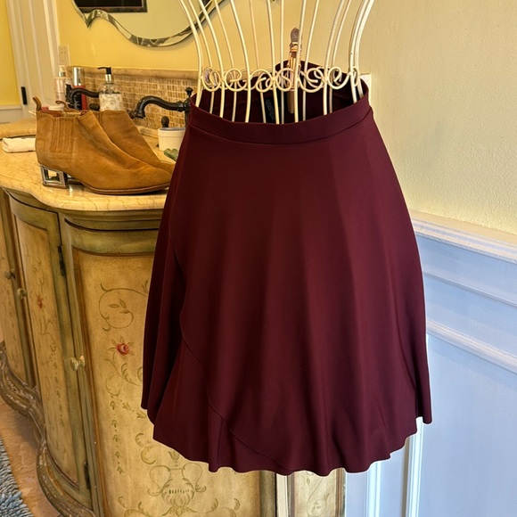Kimchi Bleu Burgundy skater skirt - Picture 1 of 8